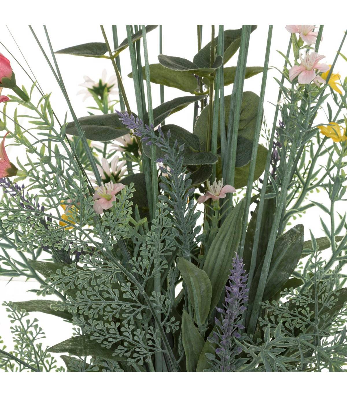 Bouquet Bucolique artificiel avec Eucalyptus H 66 cm - Image 2