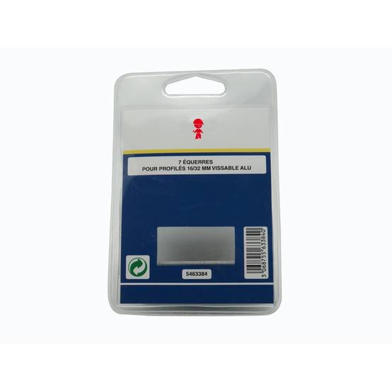 kit de 7 arrêts laqués de plaque pour profilé vissable modulable 16/32 mm (3 coloris) - Coloris - Alu, Epaisseur - 16 / 32 mm - Image 3