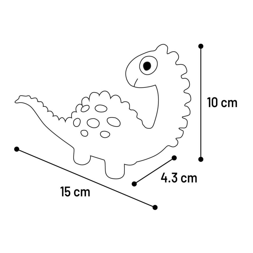 Flamingo - jeux Dinosaure rose en latex hauteur 10 cm pour chien - Imagen 4