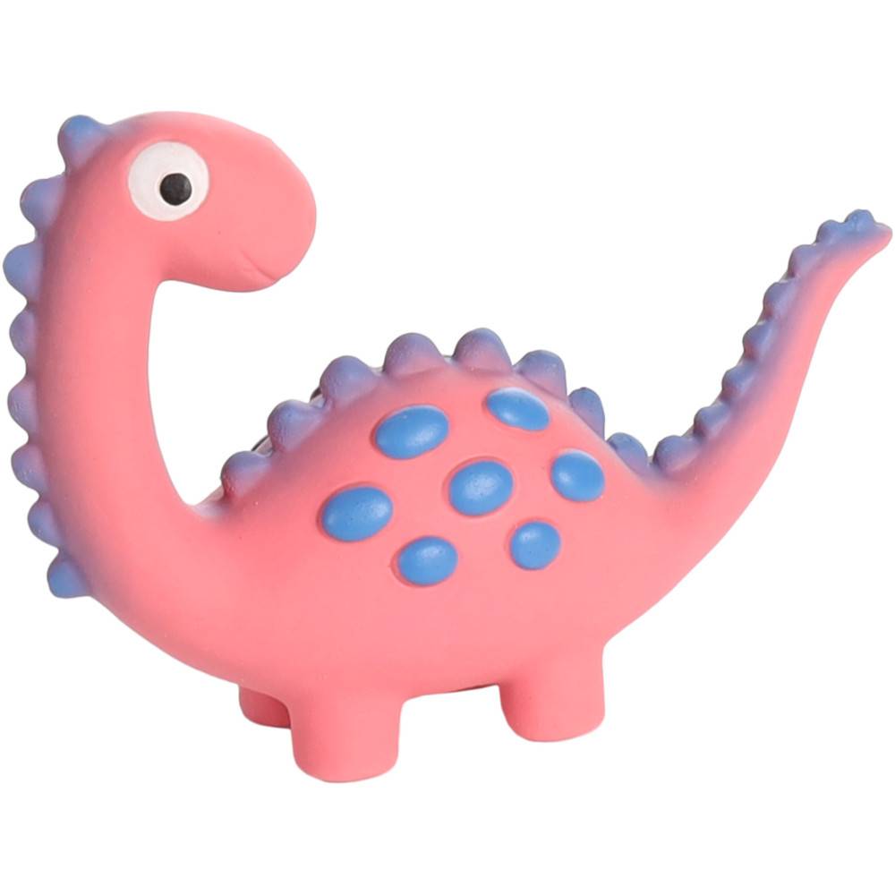 Flamingo - jeux Dinosaure rose en latex hauteur 10 cm pour chien - Imagen 2