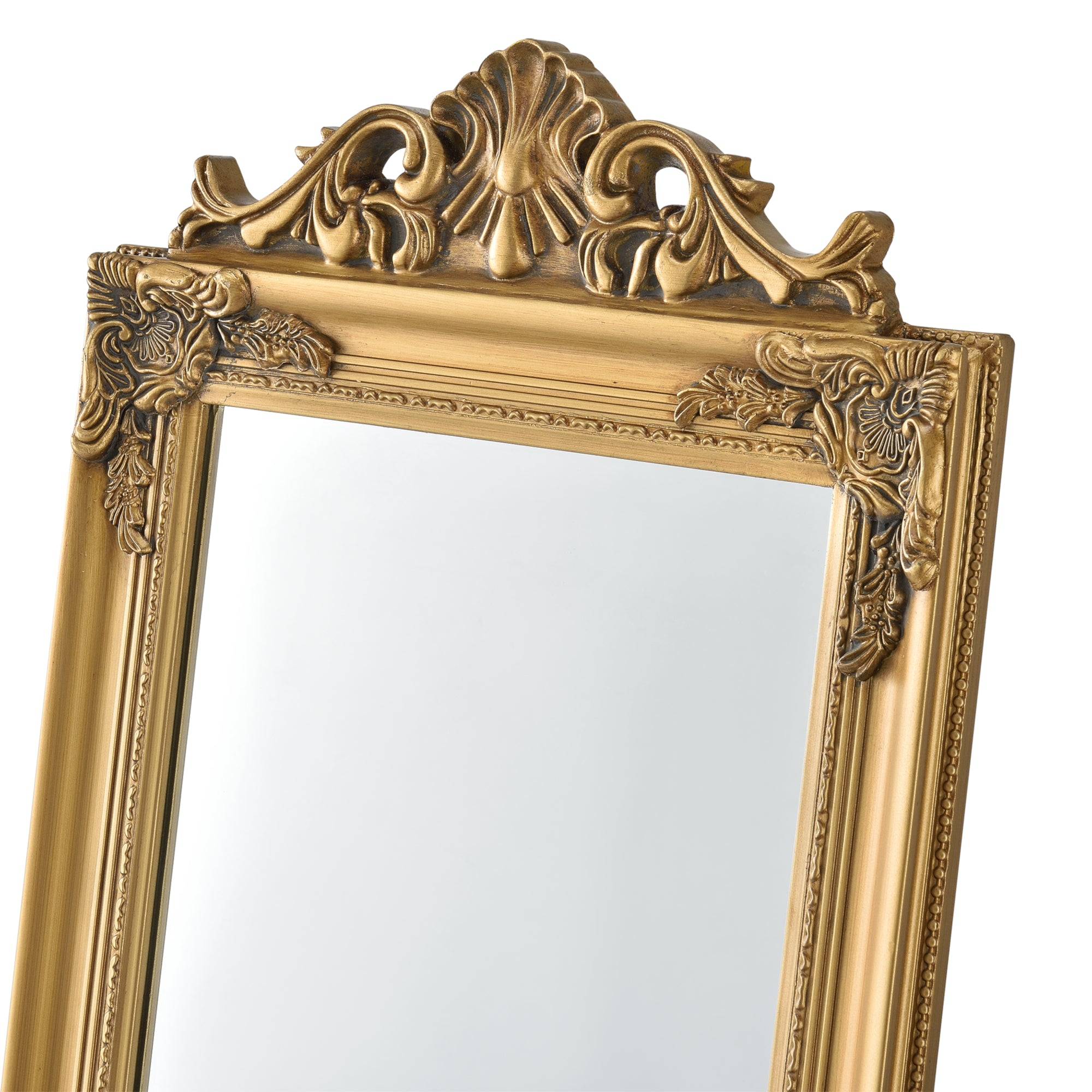 Helloshop26 - Miroir sur pied inclinable 160 x 40 cm doré - Imagen 5