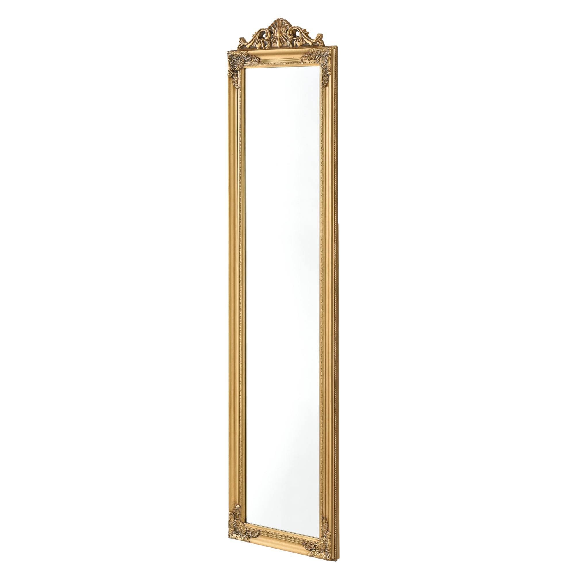 Helloshop26 - Miroir sur pied inclinable 160 x 40 cm doré - Imagen 2