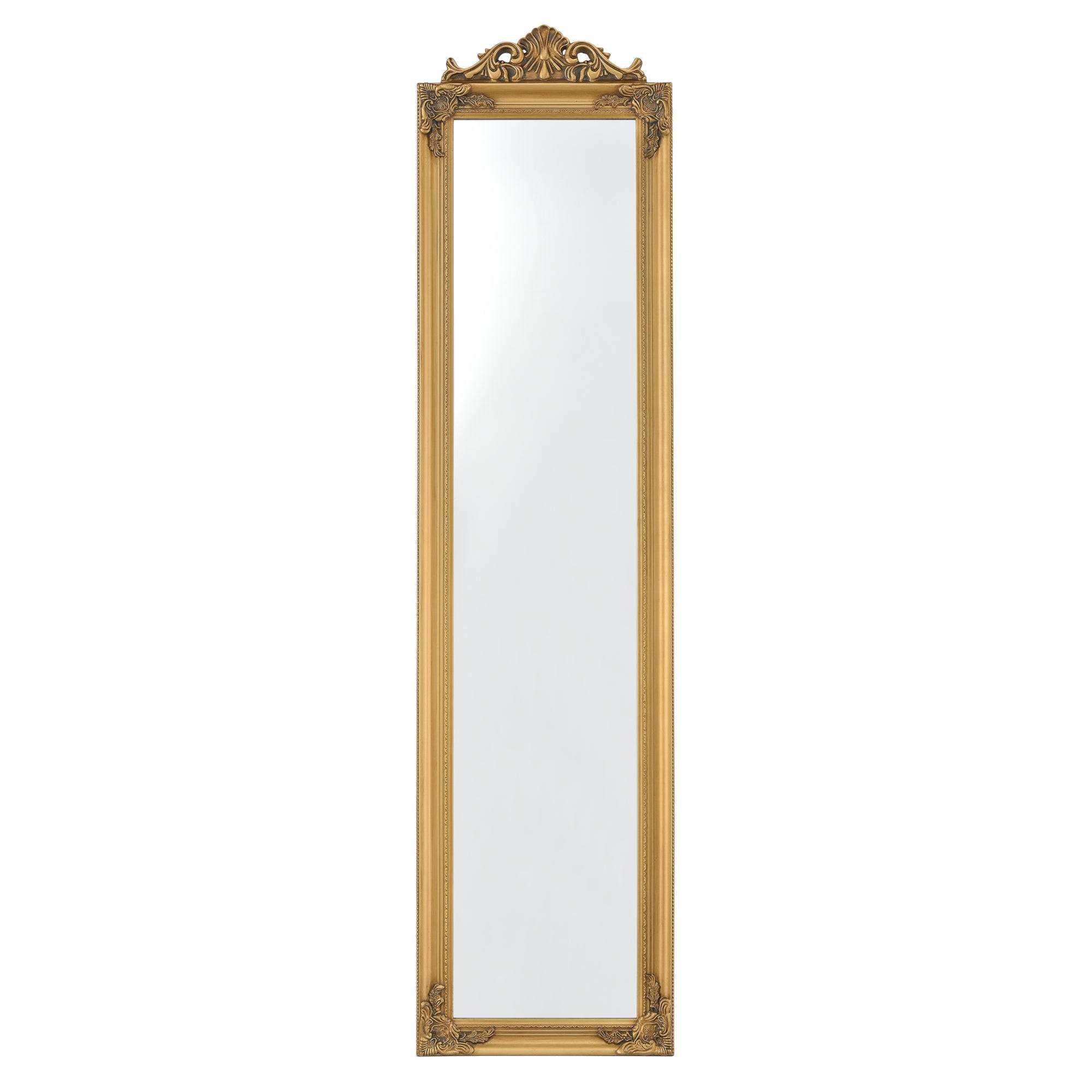 Helloshop26 - Miroir sur pied inclinable 160 x 40 cm doré - Imagen 3