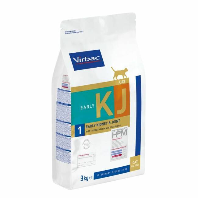 Virbac HPM Cat Early Kidney & Joint KJ1 - 3 kg - Imagen 1
