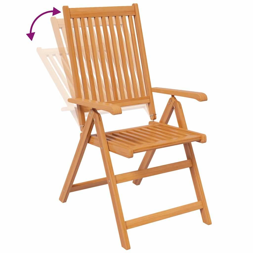 Vidaxl - Ensemble à manger de jardin 7 pcs Bois d'acacia massif 120-170 cm vidaXL 3079644 - Image 9