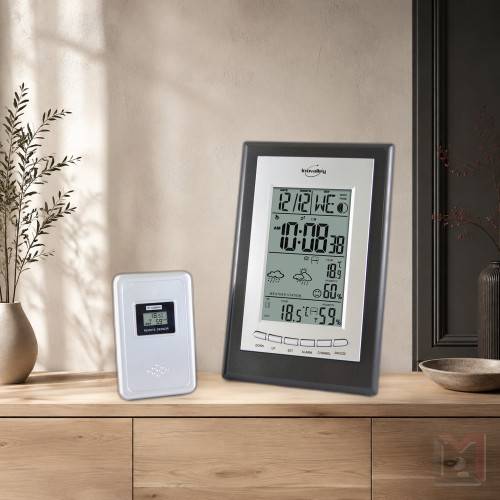 Inovalley - Station météo écran LCD complète radio-pilotée - Image 2