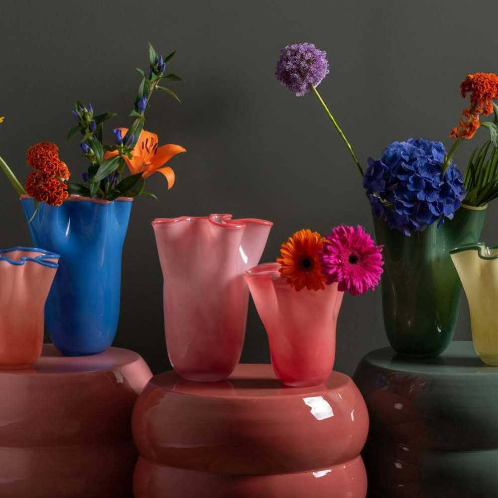 Pt Living - Vase en verre Ruffles Medium - Imagen 2