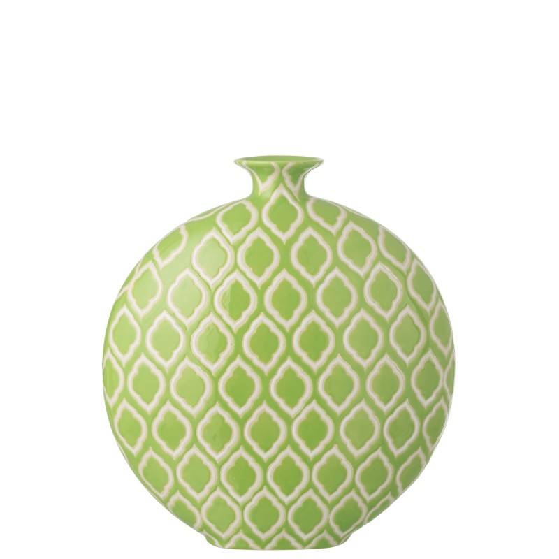 J-Line - Vase en porcelaine vert 40x17x43 cm - J-Line