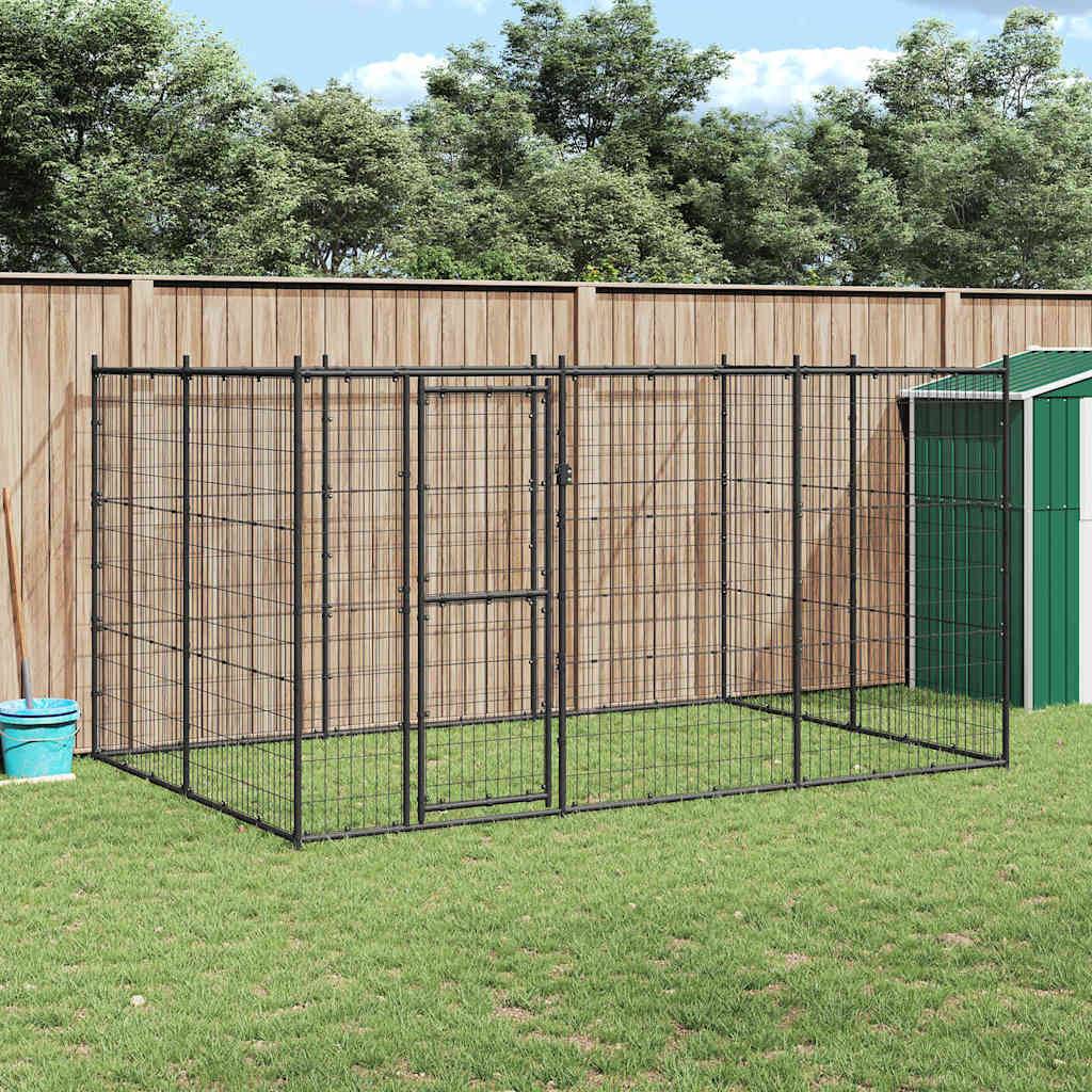 Vidaxl - Chenil extérieur Acier 7,26 m² vidaXL 3082298 - Imagen 1