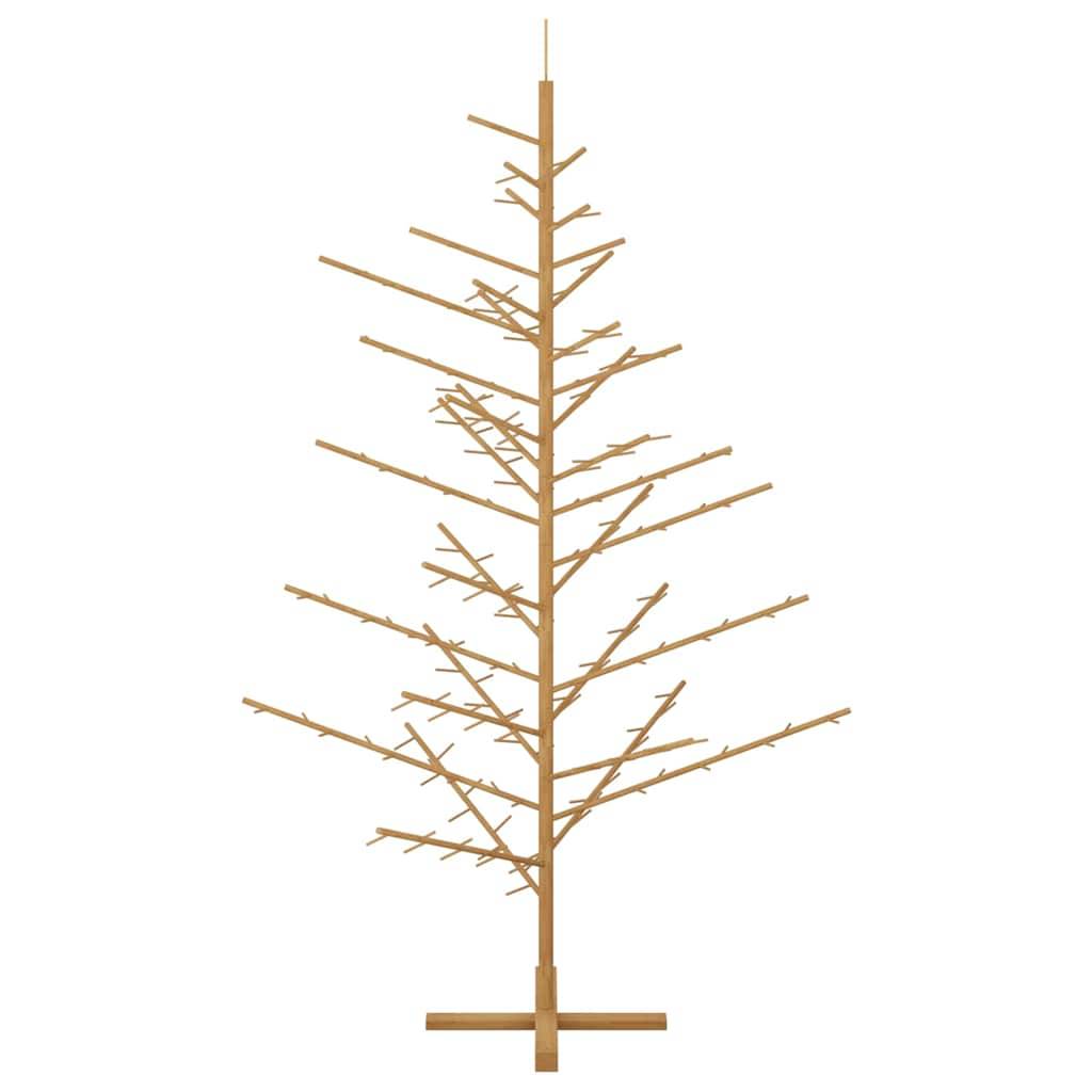 ComfortXL - Sapin de Noël en bois de pin Décoration de fête pour salon et terrasse Marron 210 cm – ComfortXL Outdoor Living - Image 6