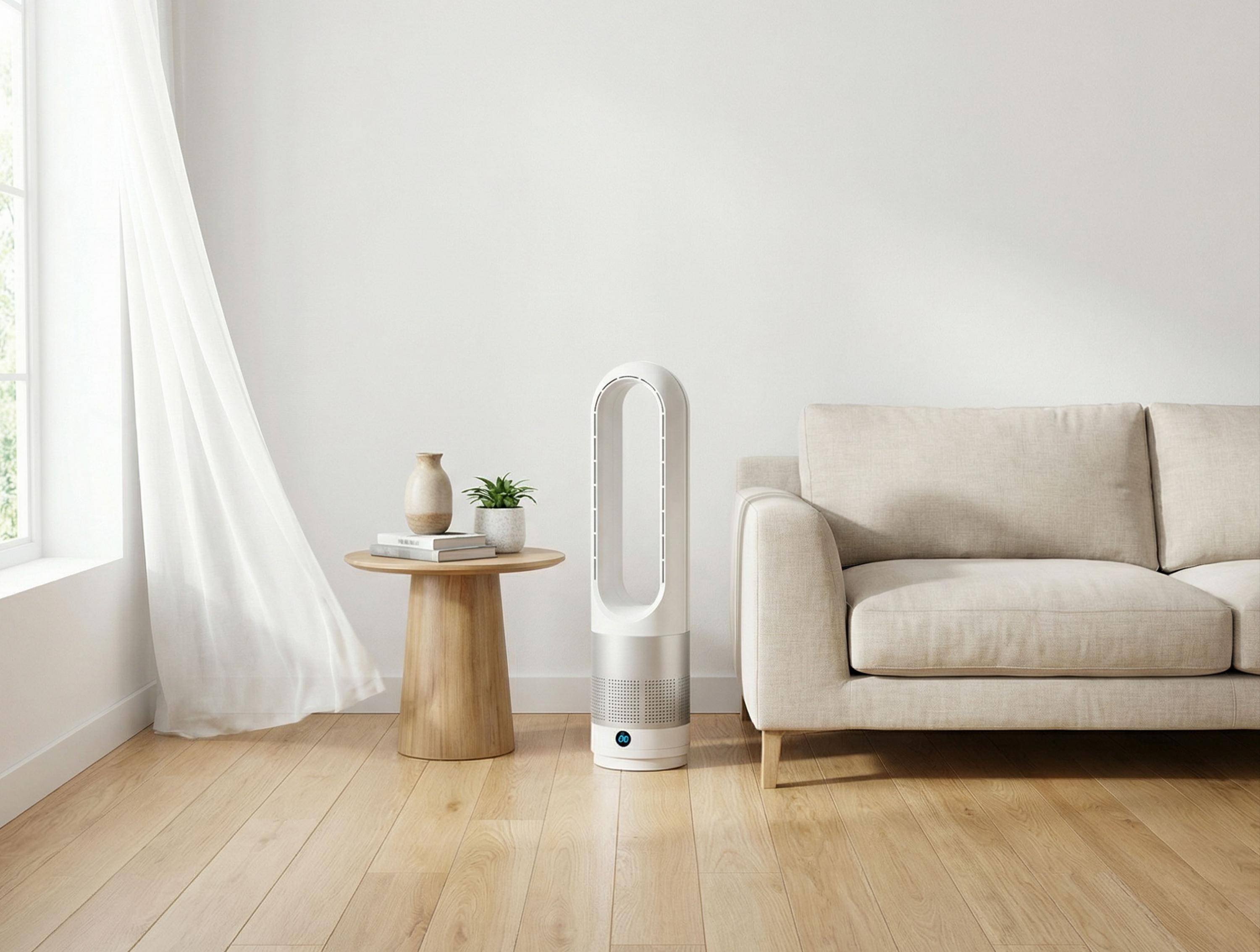 Ventilateur sans pale avec oscillation et 8 vitesses - Purline - Image 3