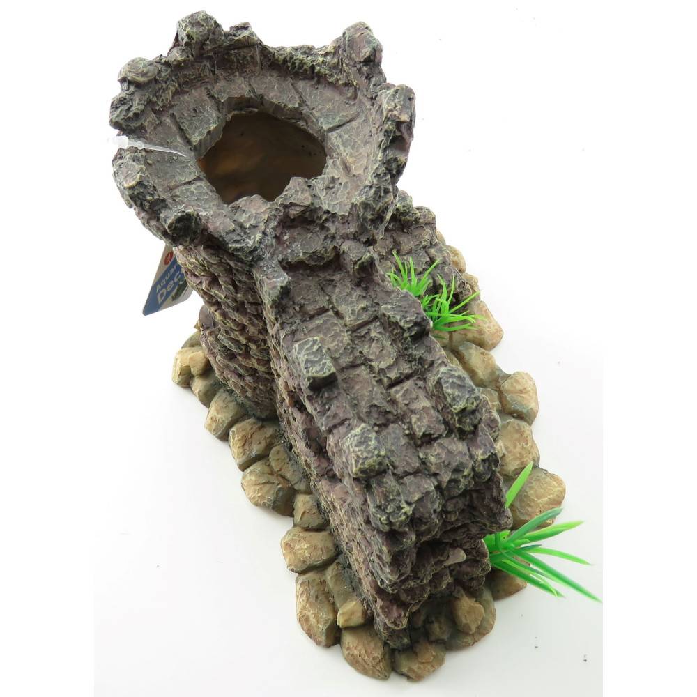Ruine château 20 x 17 x 17 cm pour aquarium - Imagen 5