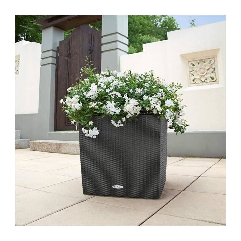 Lechuza - Lechuza Jardiniere Cube Cottage 50 All-in-one Granite 442087 - Image 5