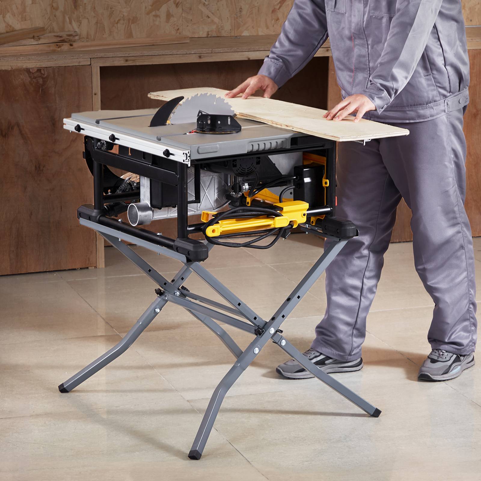 VEVOR Support pliable scie table, charge 158.76kg, compact, robuste, universel. - Image 8