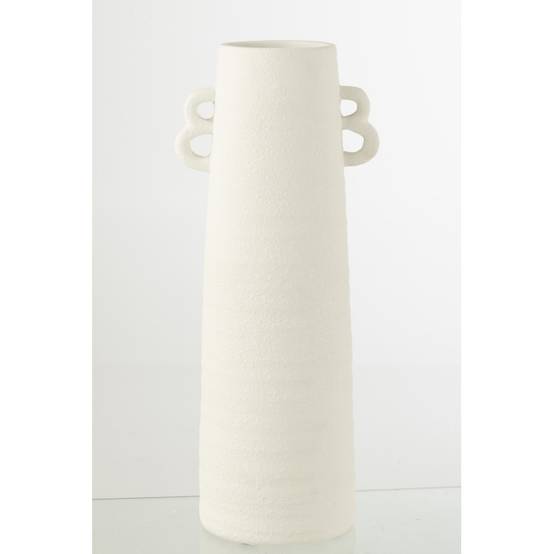 J-Line - Vase en céramique blanc 22x18x55 cm - J-Line - Image 4