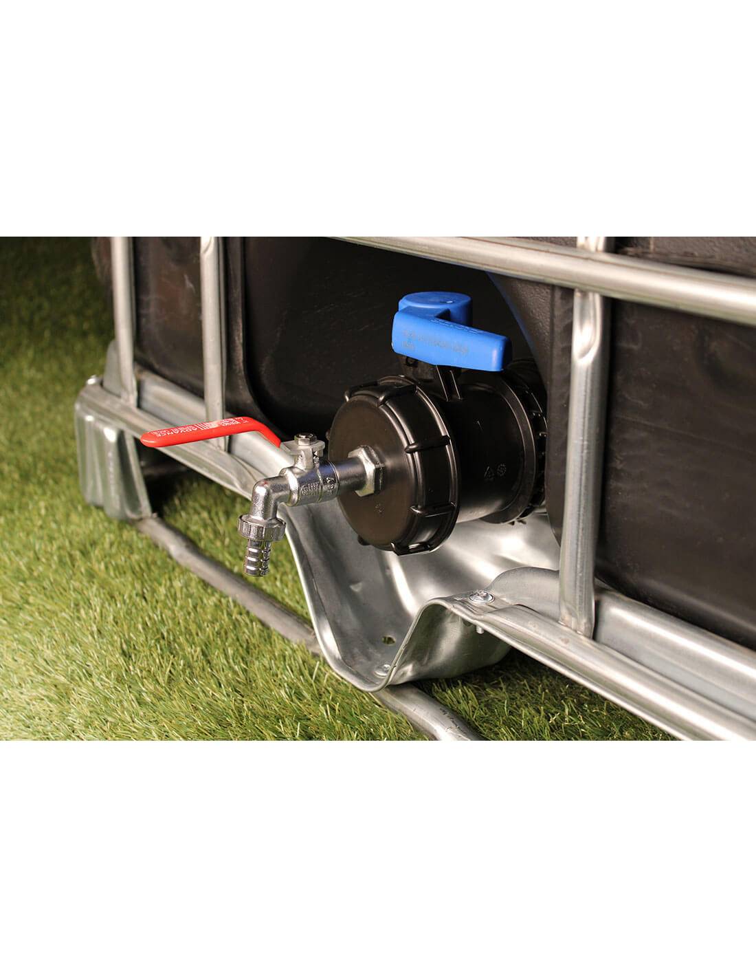 Raccord cuve eau S100X8 - Robinet laiton chromé 15 mm - Imagen 2