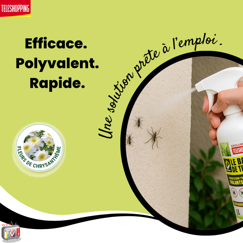 barrage aux insectes teleshopping | interieur & exterieur | spray fourmis | multi|insectes | anti pucerons plantes exterieur- VENTEO - Image 4