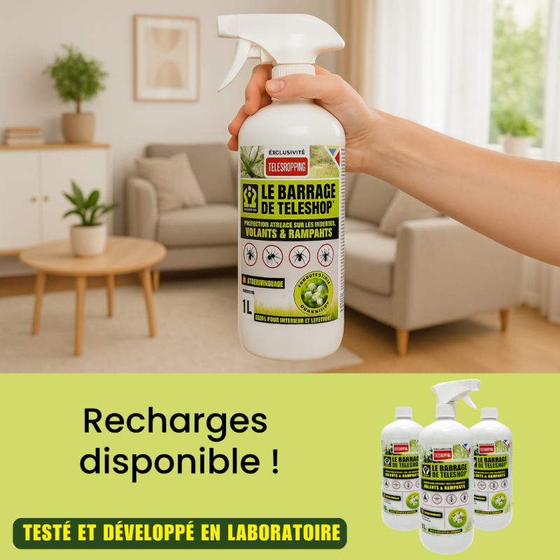 barrage aux insectes teleshopping | interieur & exterieur | spray fourmis | multi|insectes | anti pucerons plantes exterieur- VENTEO - Image 8