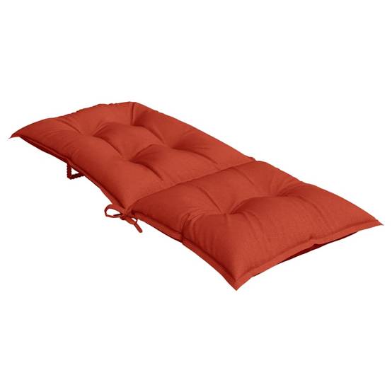 Coussins de chaise dossier haut polyester rouge mélangé 120 x 50 x 7 cm - PANGIVO - Image 6