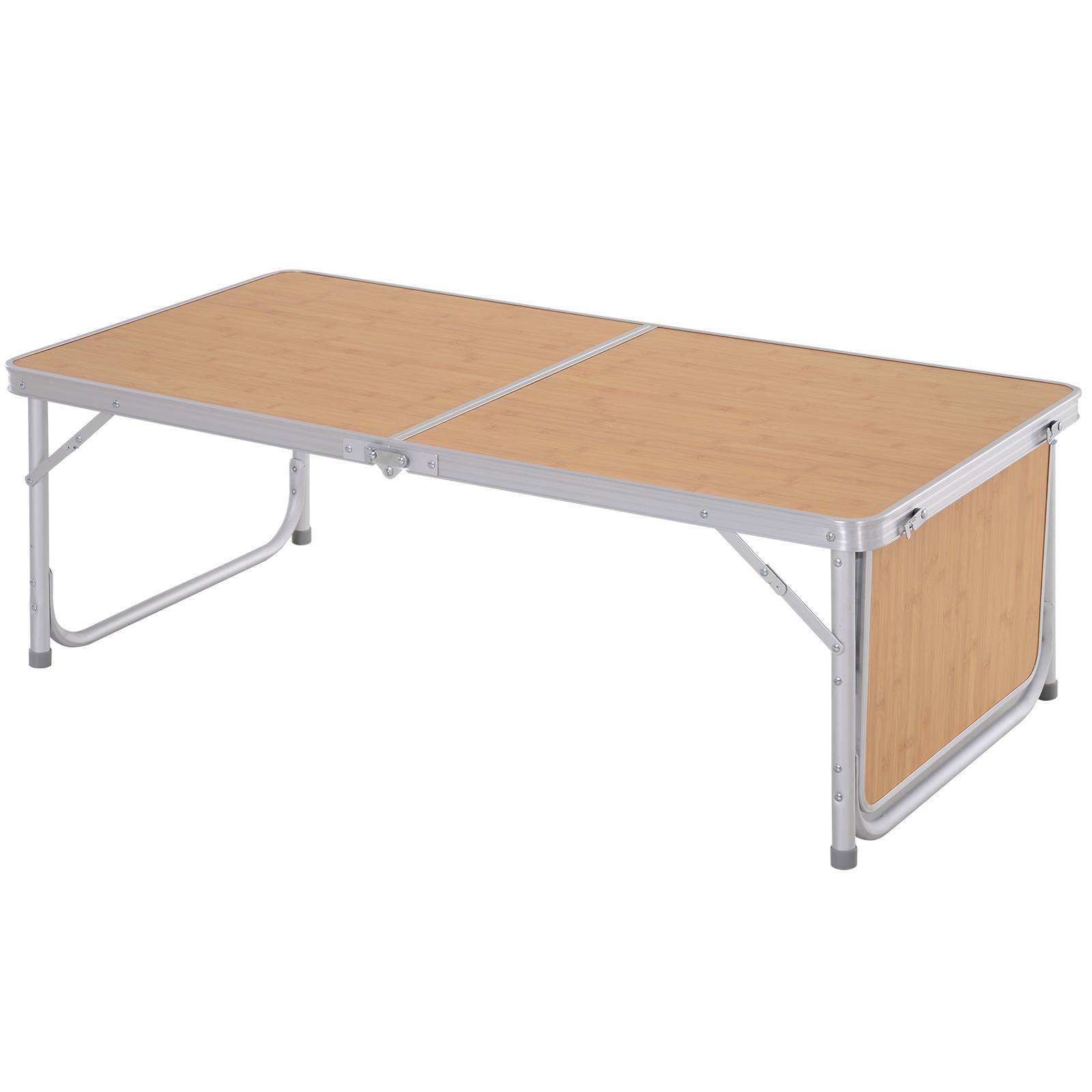 ComfortXL - Table de camping pliante aluminium pour pique-nique avec rallonge rabattable 153 x 60 cm - ComfortXL Outdoor Living - Image 10