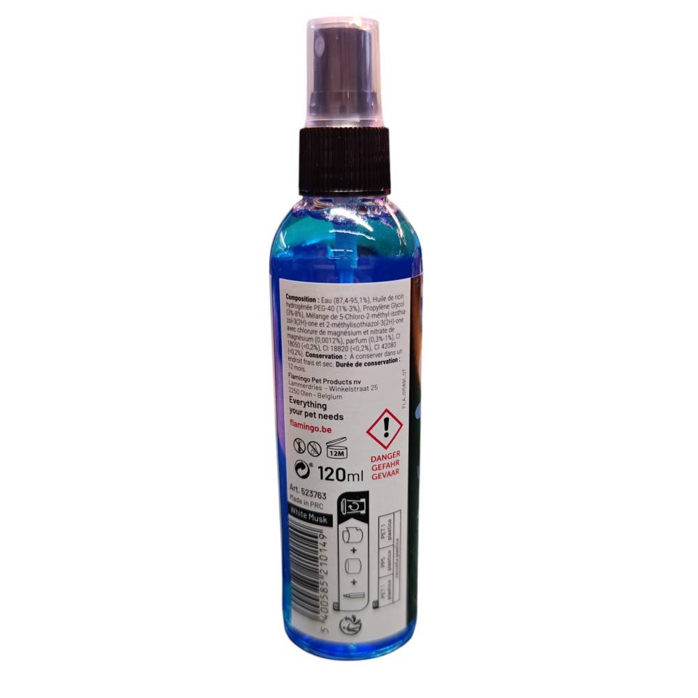 Flamingo - Parfum Snif avec parfum de musc blanc - Spray 120 ml pour chien - Imagen 3