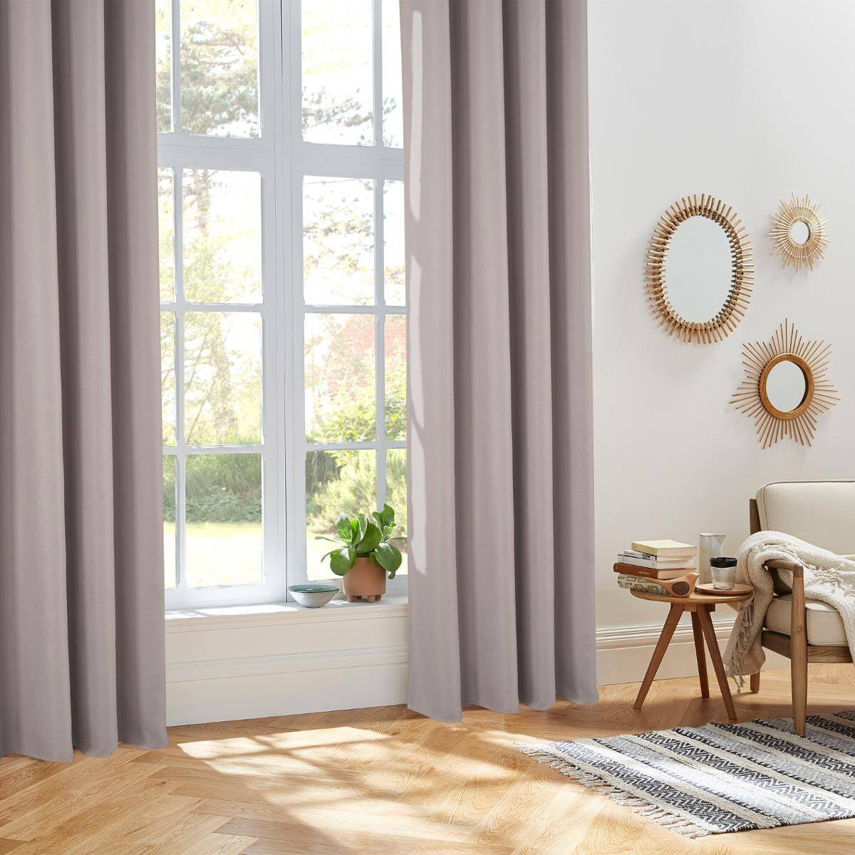 Atmosphera - Rideau isolant "Isa" beige 140x260cm - Atmosphera Créateur d'intérieur - Imagen 1