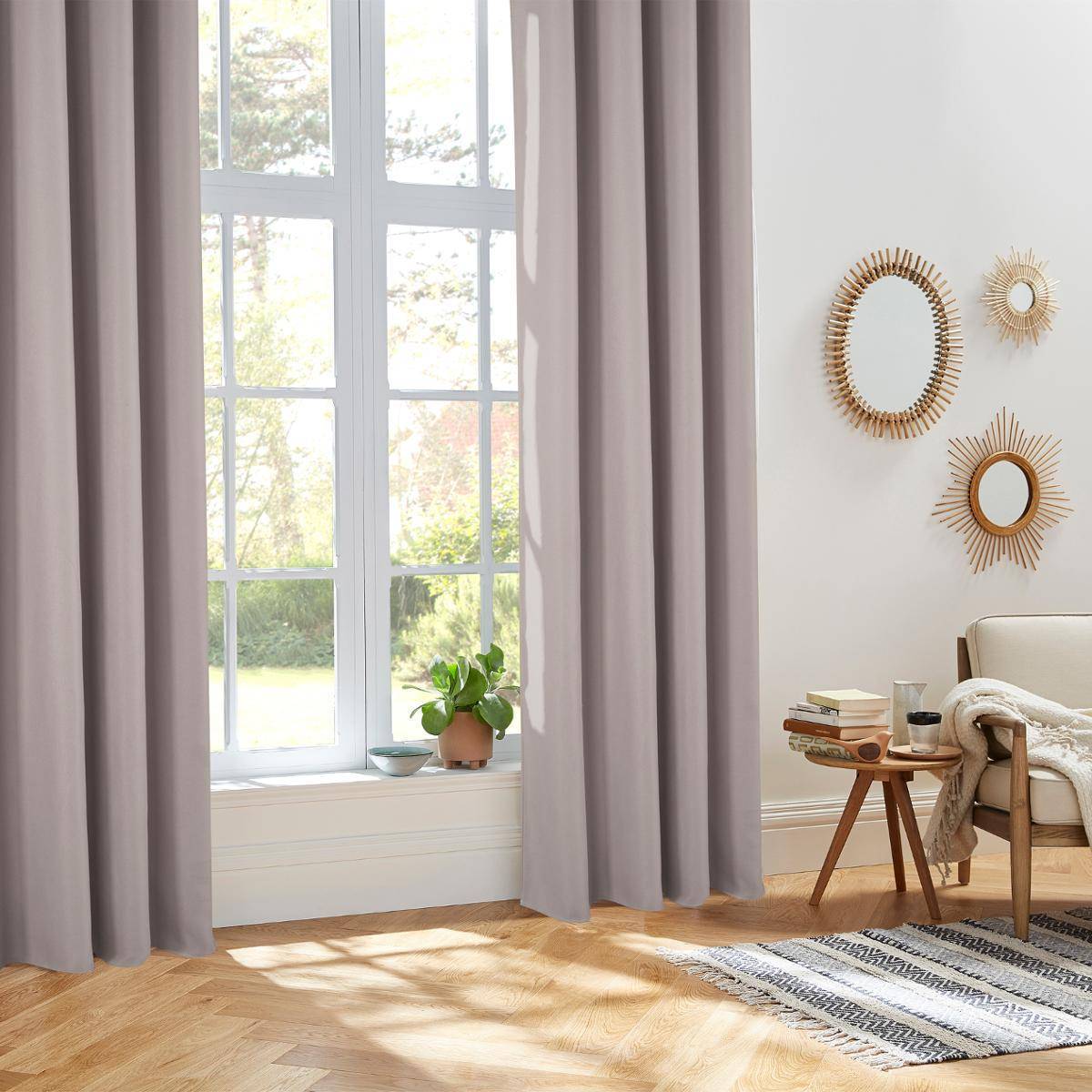 Atmosphera - Rideau isolant "Isa" beige 140x260cm - Atmosphera Créateur d'intérieur - Imagen 3