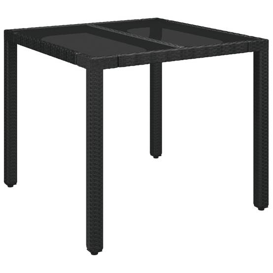 Vidaxl - Ensemble de bistro 3 pcs avec coussins noir résine tressée vidaXL 3212456 - Image 8