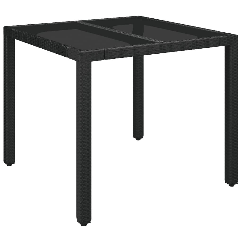 Vidaxl - Ensemble de bistro 3 pcs avec coussins noir résine tressée vidaXL 3212456 - Image 8
