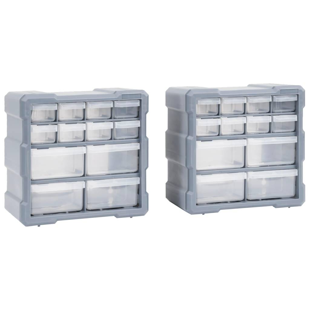 Helloshop26 - Organisateurs multi-tiroirs avec 12 tiroirs 2 pièces 26,5 cm - Imagen 1