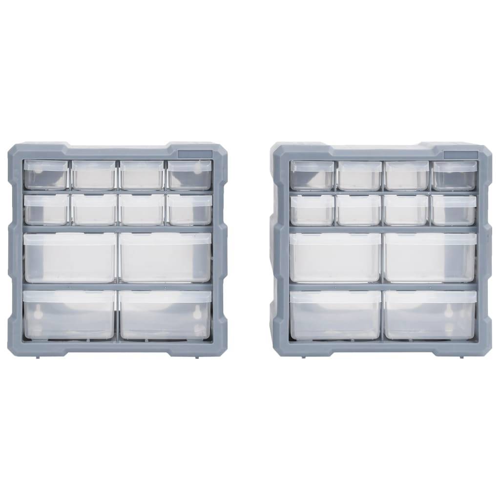 Helloshop26 - Organisateurs multi-tiroirs avec 12 tiroirs 2 pièces 26,5 cm - Imagen 2