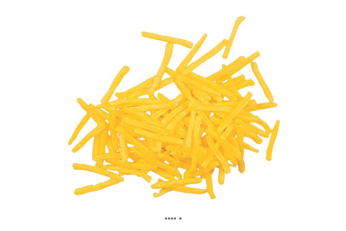 Artificielles - Frites artificielles en lot de 100 en Plastique soufflé L 60 mm - Imagen 1