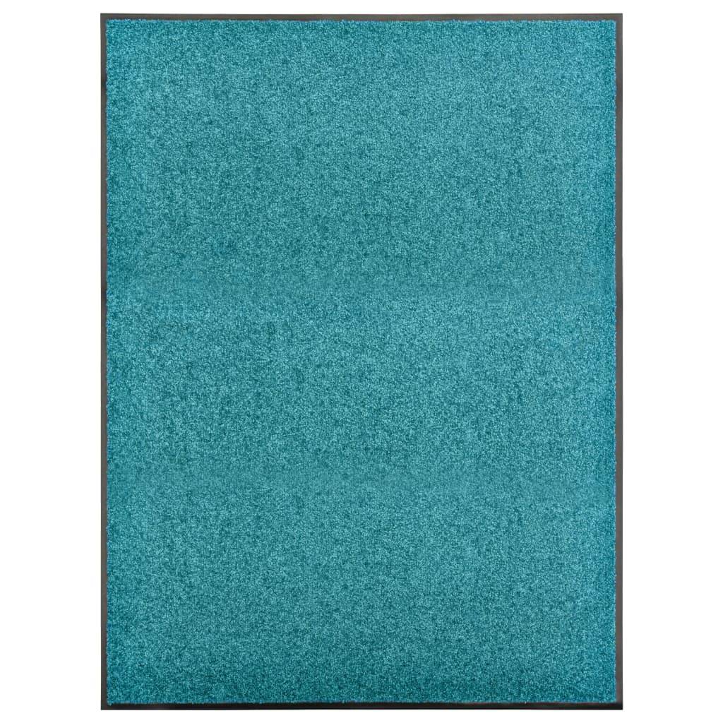 Tapis D'Entrée Yimobra 75x43cm Bleu - Intérieur Extérieur, Antidérapant, Lavable - Porte Patio