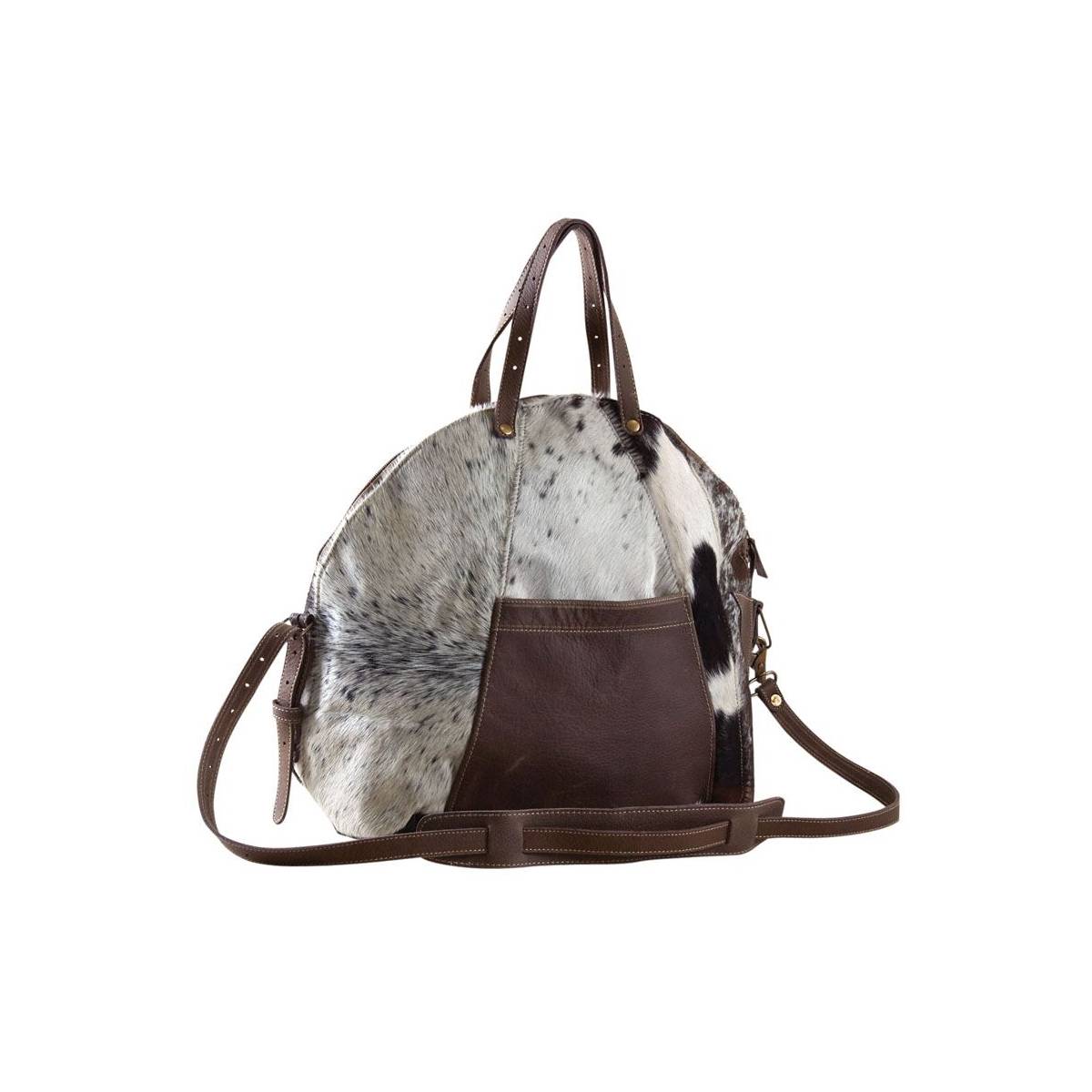 Aubry Gaspard - Sac de voyage en peau de vache - Imagen 1