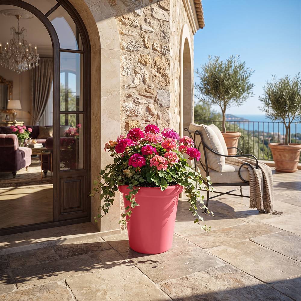 Pot de fleurs 75l delight - plast'up rotomoulage - Imagen 2