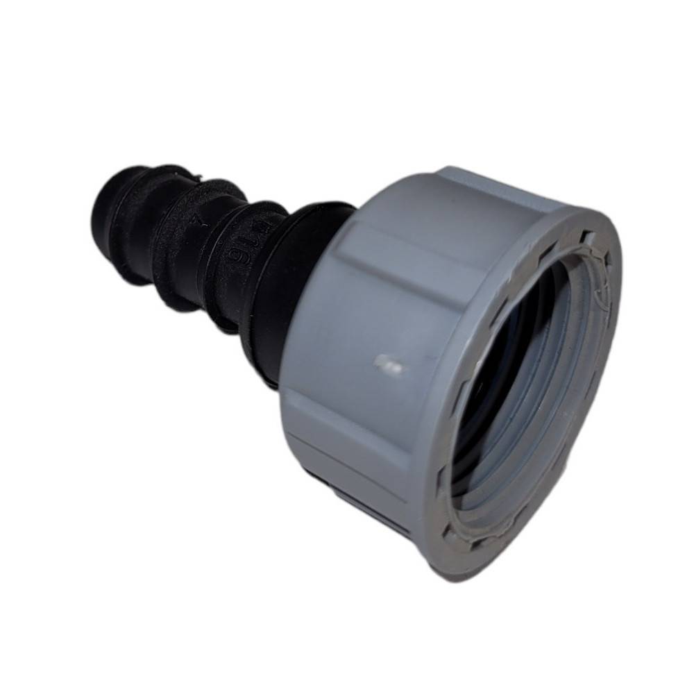 Raccord Départ cannelé 16 mm - Ecrou tournant 3/4 pouce - Imagen 3