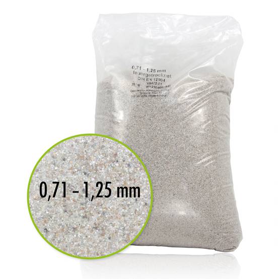 0,71-1,25mm Sable de quartz 25kg x 1 - Image 1