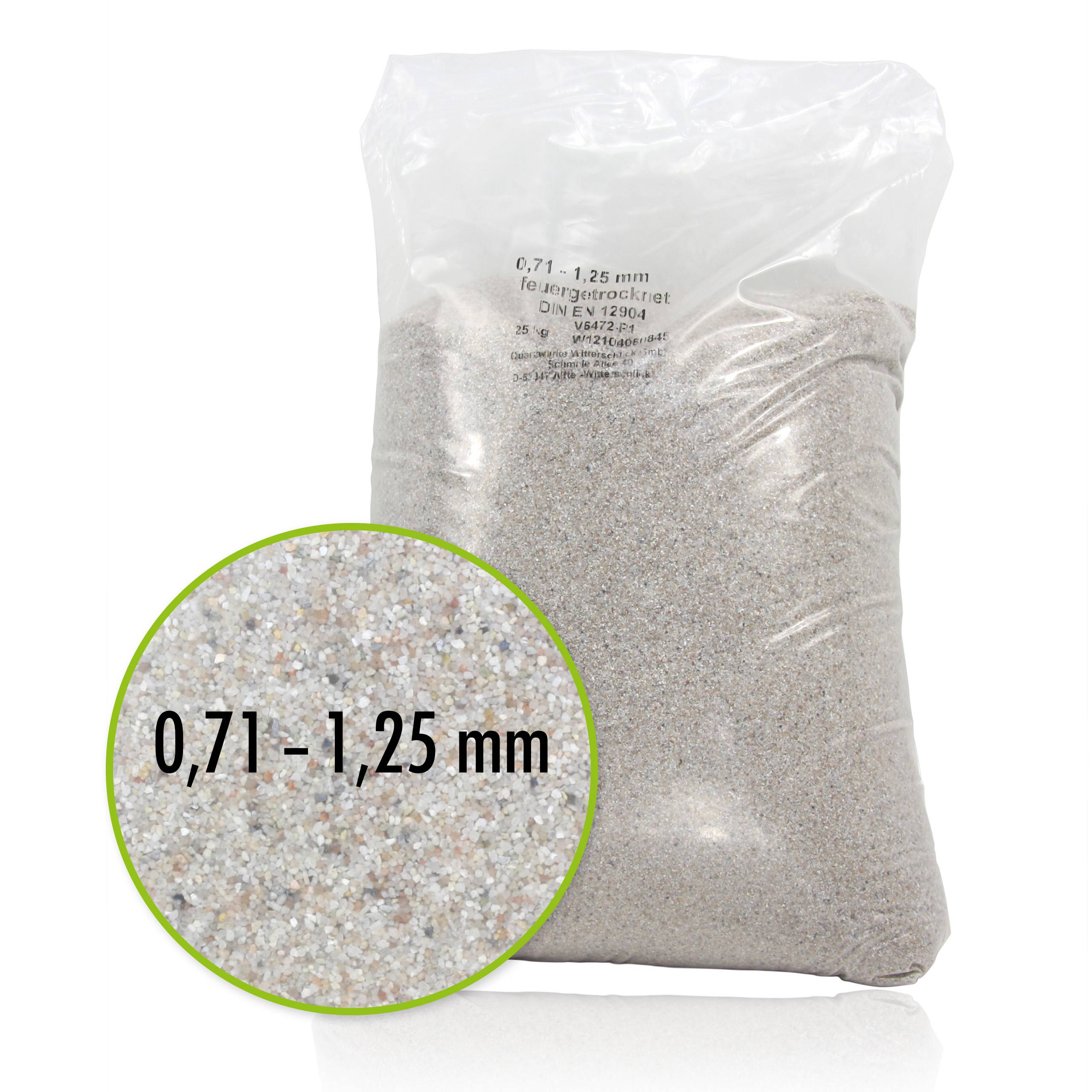0,71-1,25mm Sable de quartz 25kg x 1 - Image 1