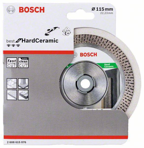 Bosch Professional - Kit spécial carrelleur BOSCH - meuleuse GWS 7-125 + 2 disques diamant + 1 sac de transport - 06159975H2 - Imagen 6