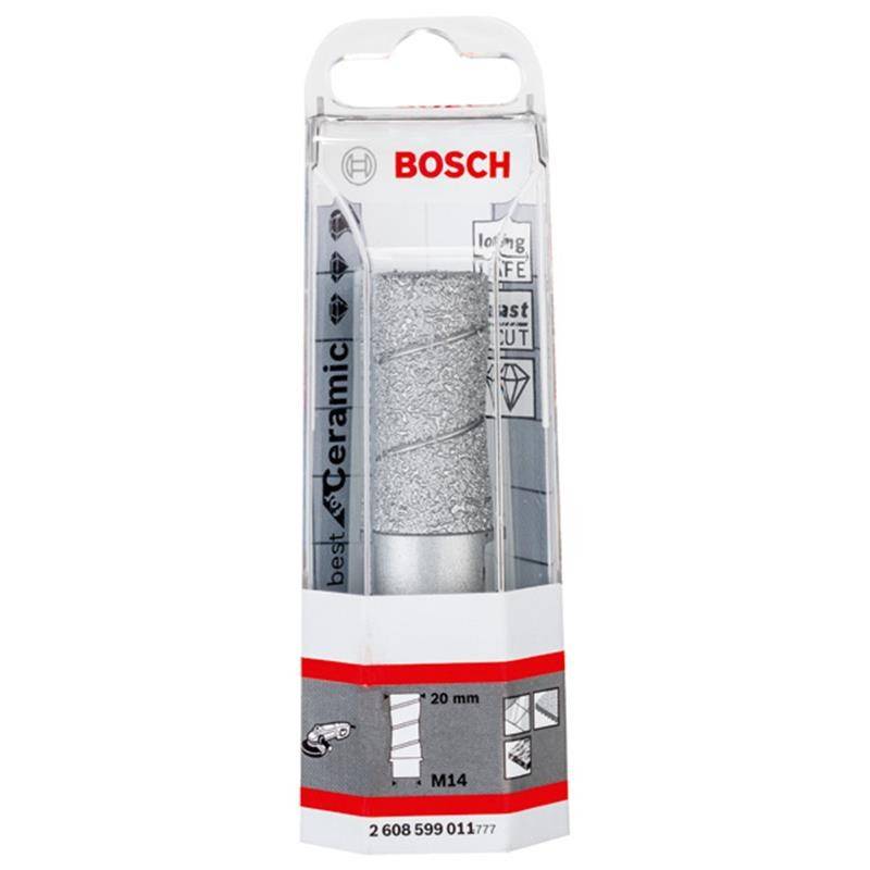 Bosch Professional - Kit spécial carrelleur BOSCH - meuleuse GWS 7-125 + 2 disques diamant + 1 sac de transport - 06159975H2 - Imagen 3