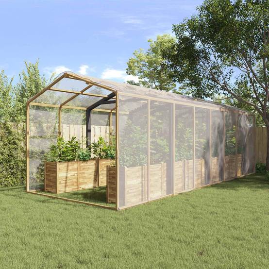 Vidaxl - Couverture pour plantes 6 x 6 m PE Transparent vidaXL 3429288 - Image 1