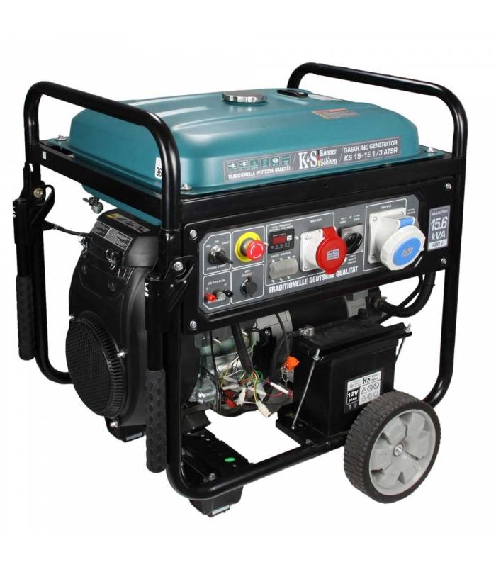 Générateur à essence 11,5 kW 230/400V avec démarrage électrique - Könner & Söhnen KS 15-1E 1/3 ATSR - Image 2