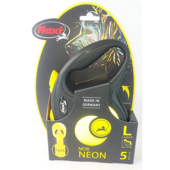 Flexi - Flexi laisse néon sangle 5 mètres L pour chien max 50 kg - Image 6