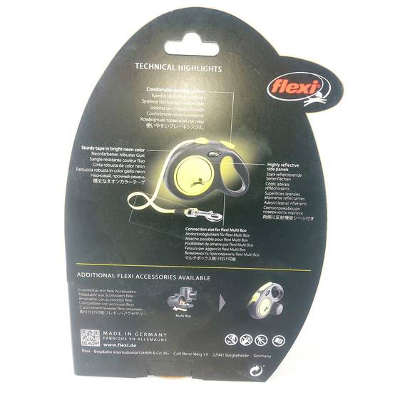 Flexi - Flexi laisse néon sangle 5 mètres L pour chien max 50 kg - Image 7