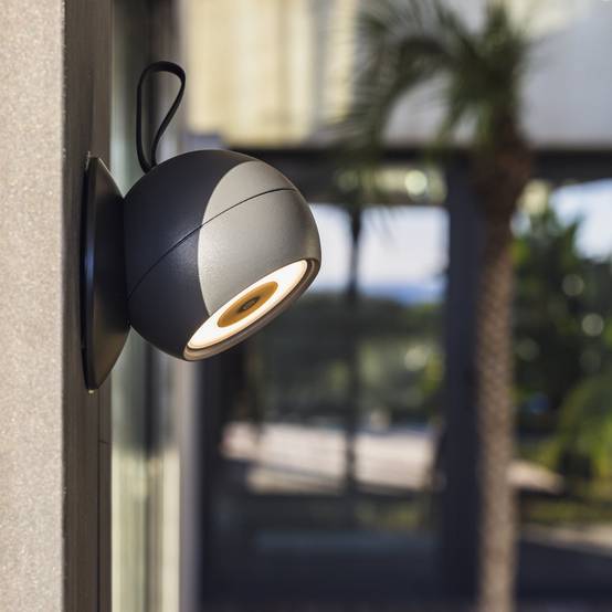 Lumisky - Lampe nomade ORBY Noir Aluminium H14.5 cm - Imagen 4