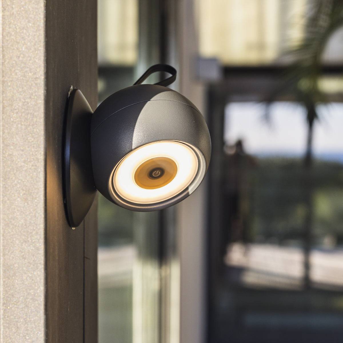 Lumisky - Lampe nomade ORBY Noir Aluminium H14.5 cm - Imagen 2