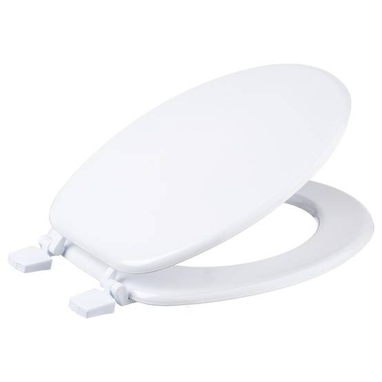 Abattant WC en Bois "Bathroom" 43cm Blanc - Image 3