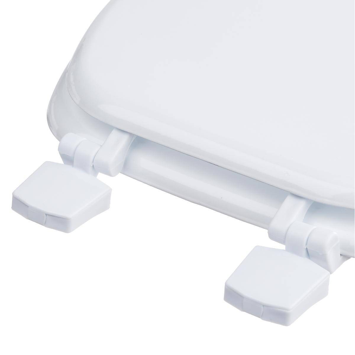 Abattant WC en Bois "Bathroom" 43cm Blanc - Image 2