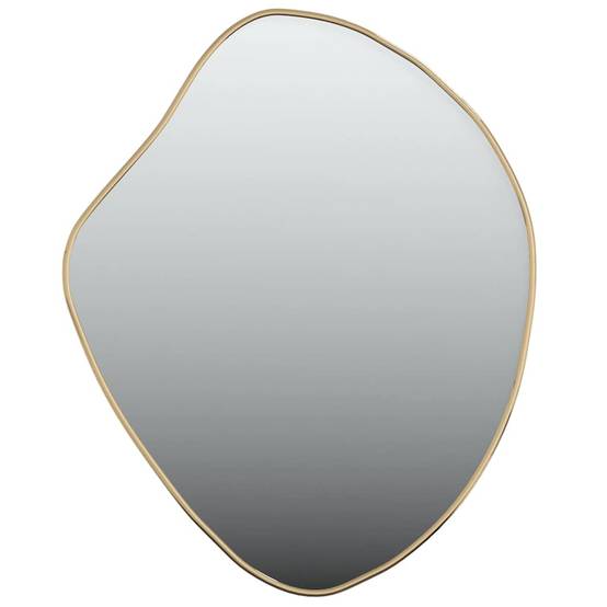 Maison Chic - Miroir mural - Miroir décoratif Doré 50x40 cm - Image 1