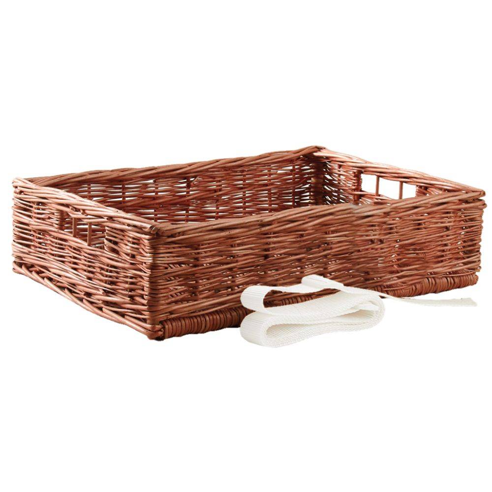 Aubry Gaspard - Panier ouvreuse cinéma en osier Avec sangle ajustable à poser - Imagen 2